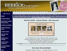 Tablet Screenshot of herrickstamp.com